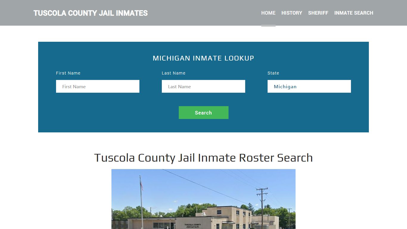 Tuscola County Jail Inmate Roster Lookup, Caro, MI